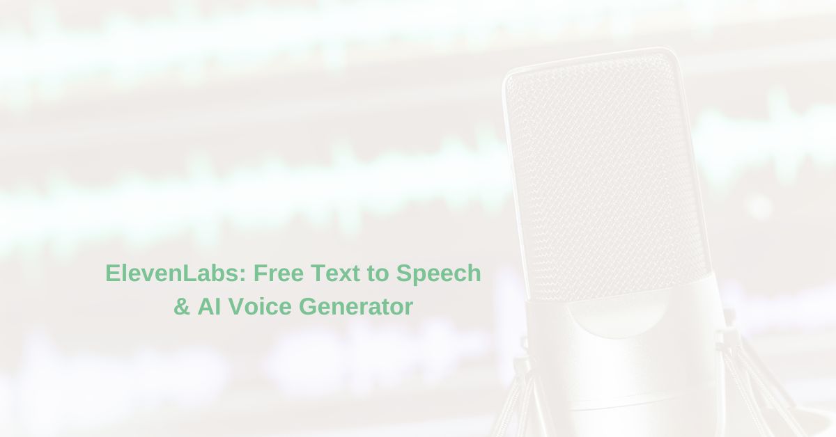 ElevenLabs: Free Text to Speech & AI Voice Generator